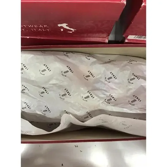 Italian shoemakers brand handmade 2” wedge sandals size 9 multi floral gems - Picture 5 of 6